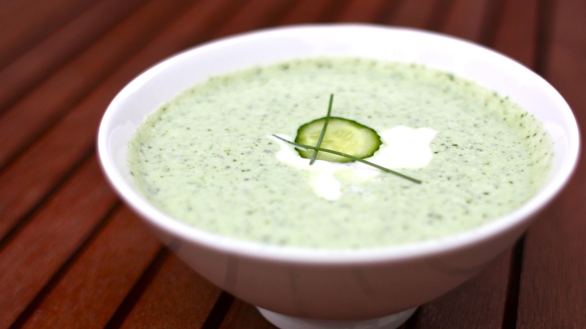 Use Your Produce: Cold Cumber Soup with Mint