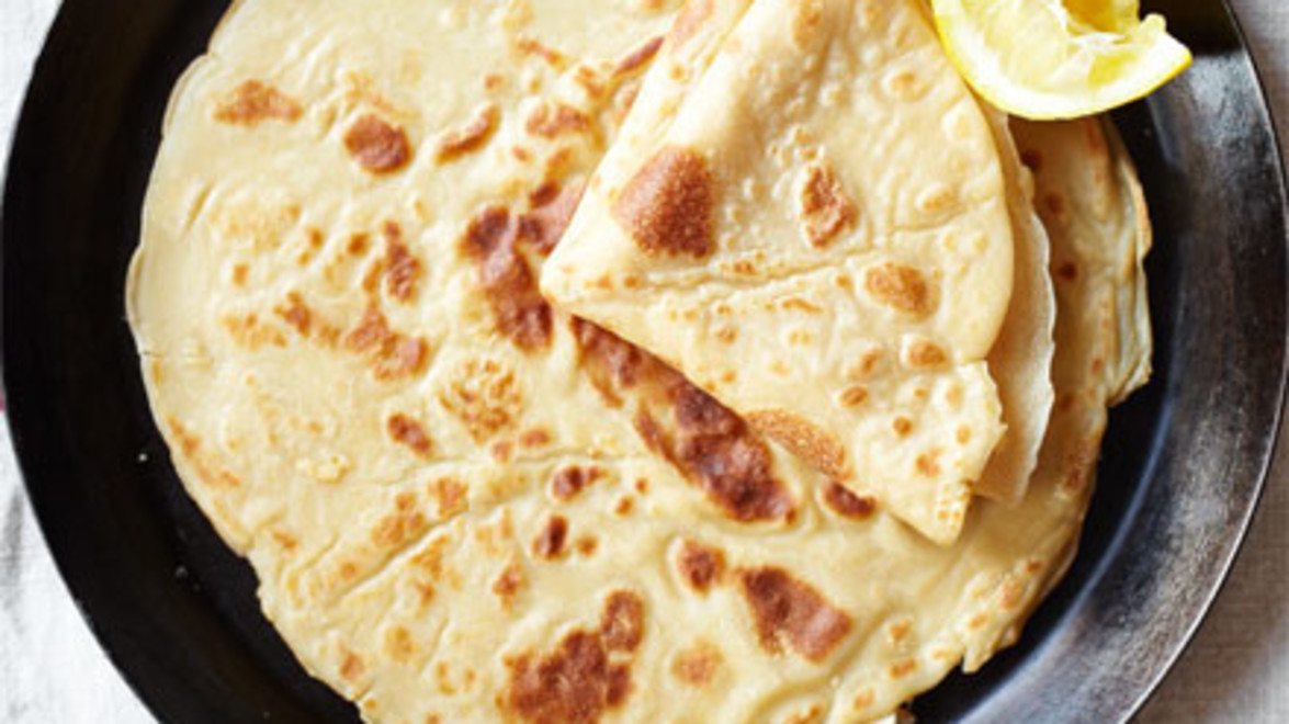 Pancake Tuesday: Crepes with Ham & Gruyere