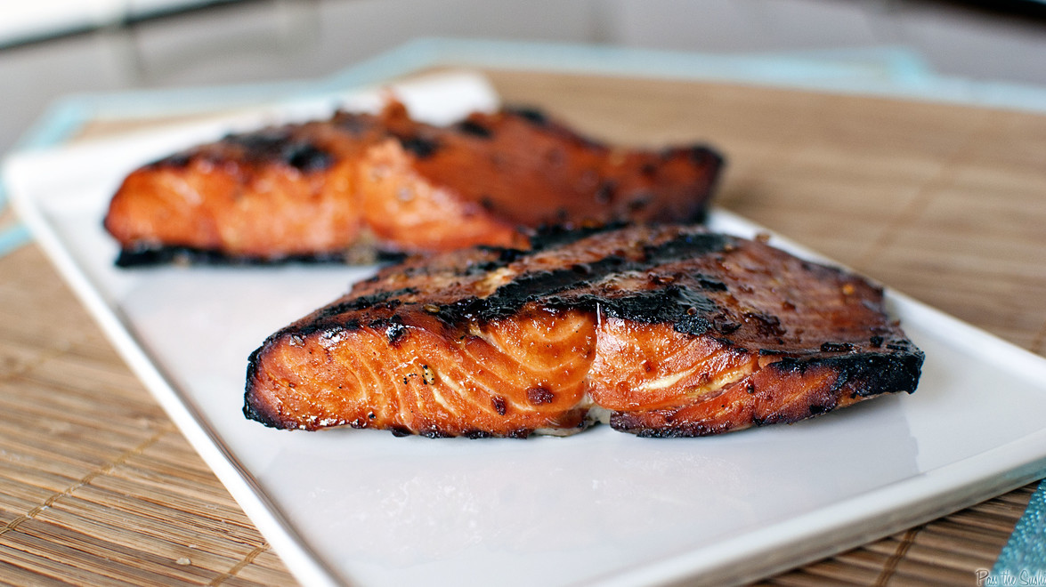 BBQ! Grilled Salmon with Ginger Sauce