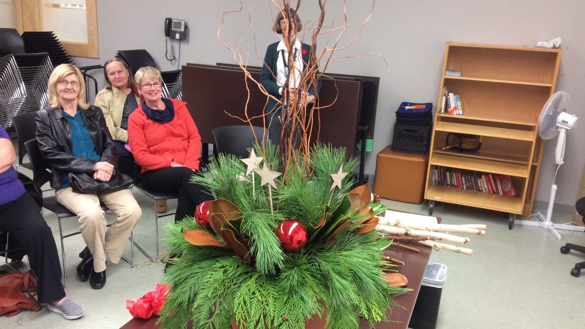 Winter Arrangements with Red Hill Library in Hamilton