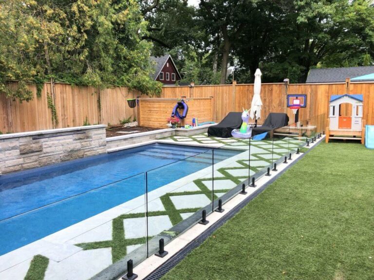 Inground Pool with Fencing